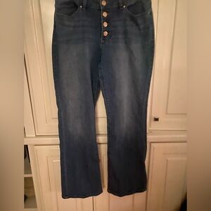 LC Lauren Conrad Dark Blue Flare Jeans